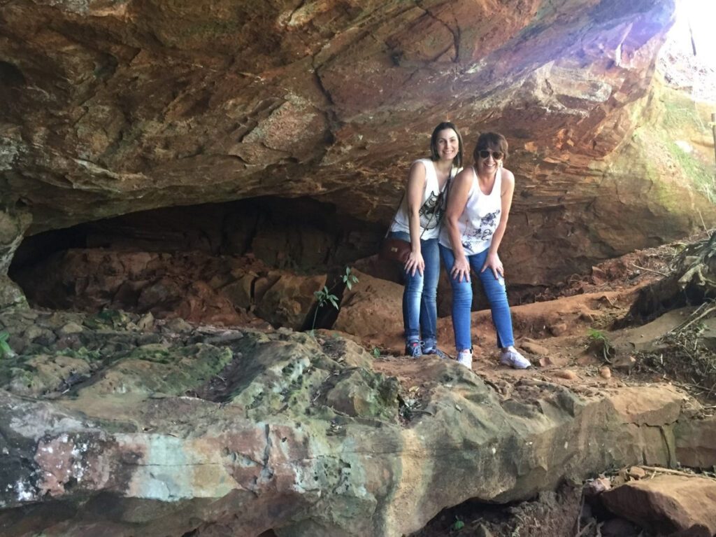 Inside cave near Tres Pedras